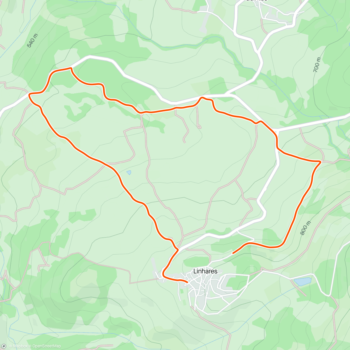 Mappa dell'attività Volta de bicicleta de montanha matinal