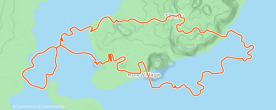 Map of the activity, Zwift - Waisted 8 in Watopia