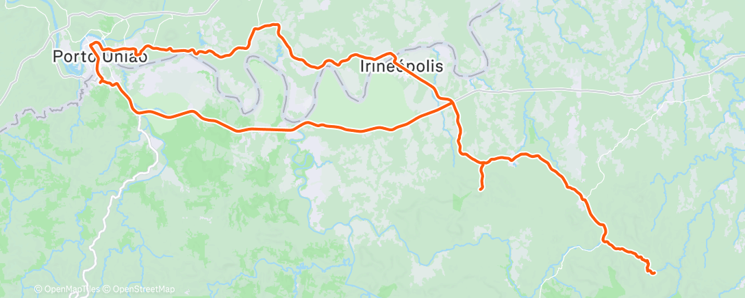 Map of the activity, Morning Workout