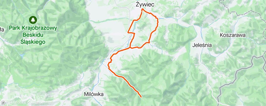 Map of the activity, Międzynockowa 🌛🌠