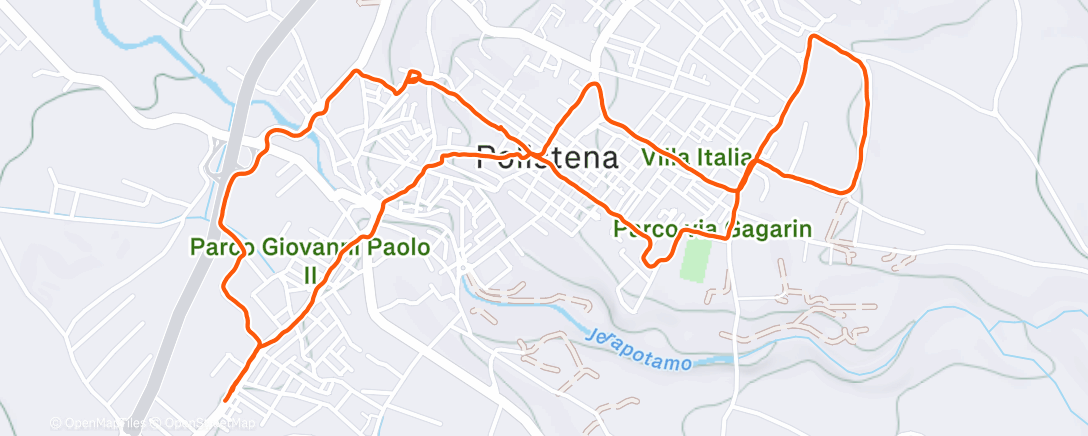 Карта физической активности (Camminata dell'ora di pranzo)