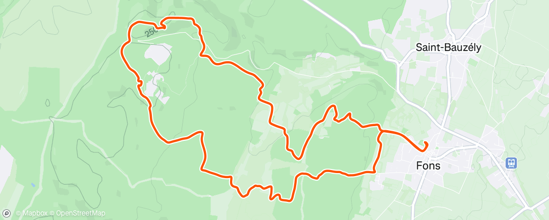 Map of the activity, Duo nocturne Fons