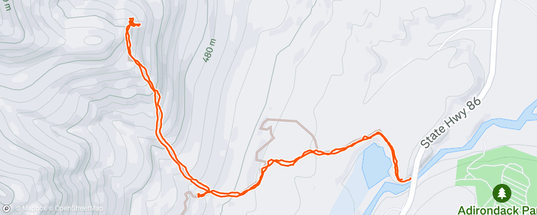 Map of the activity, Morning Ride