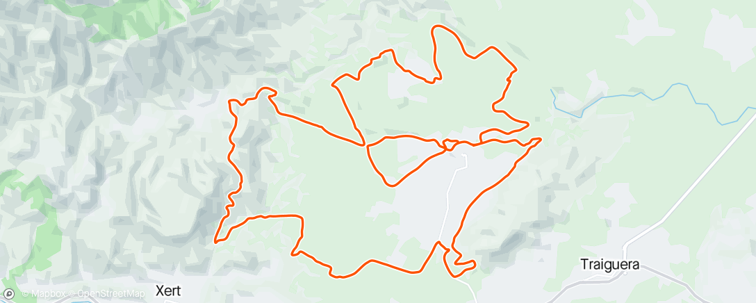 Mapa da atividade, Marcha Canet lo Roig