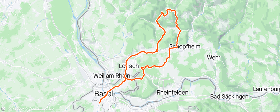 Map of the activity, Voyage team group ride Switzerland 🇨🇭