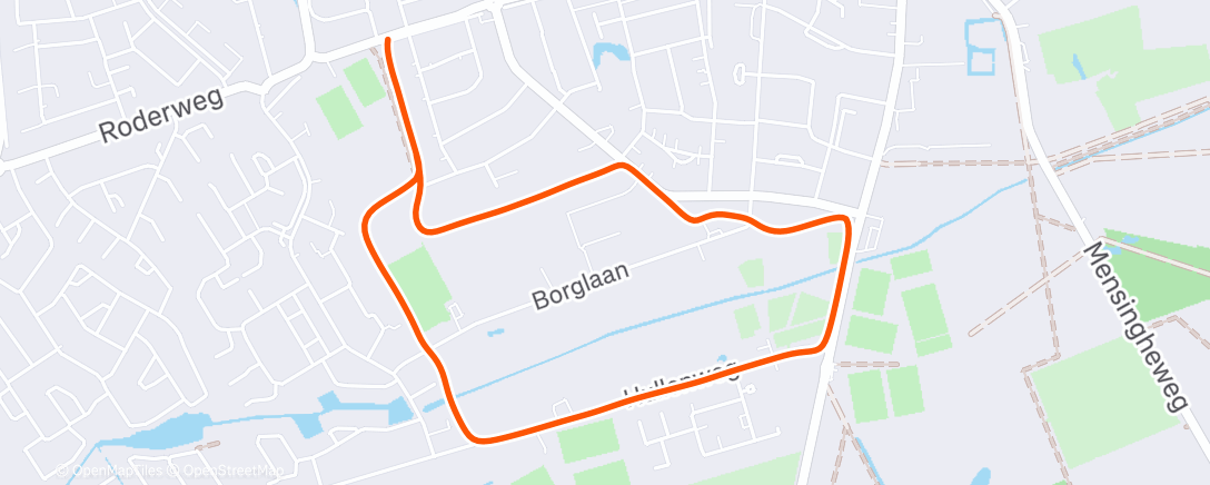 Карта физической активности (Namiddagloop)