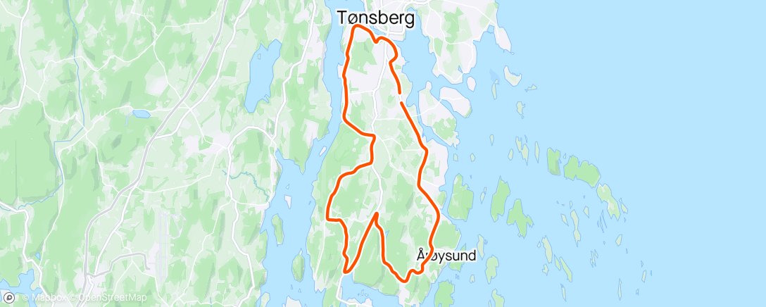 Map of the activity, Runde på øya
