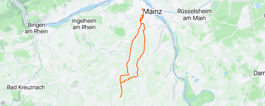 アクティビティ「1. Mai Fahrt ☺️💪🏻」の地図