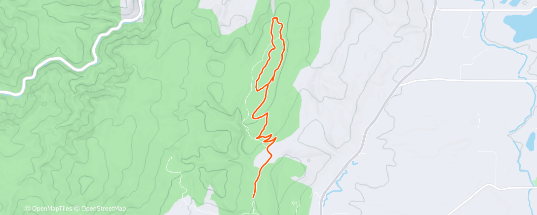 Map of the activity, Afternoon Ride