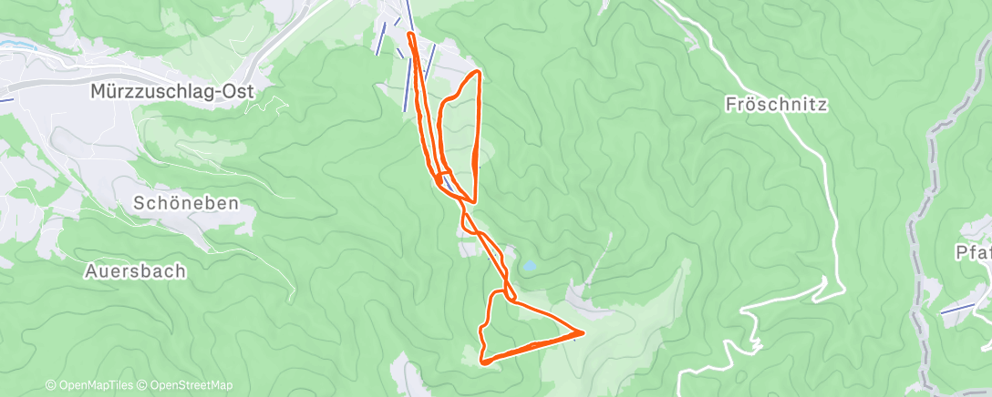 Map of the activity, Zimnoo...