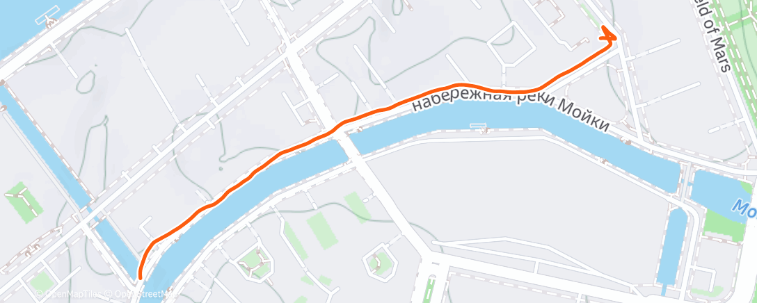 Карта физической активности (В отель за вещами и на вокзал 🚶)