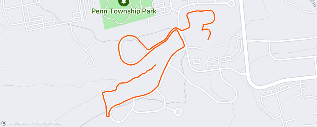 Map of the activity, Morning Walk