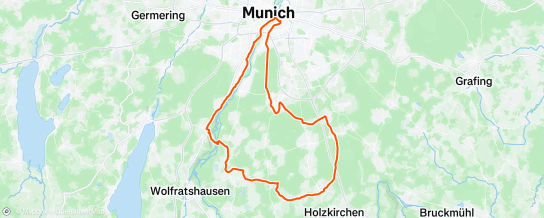 Map of the activity, Rennrad - Schranz04 @NABS Einkehr - PB Schäftlarn in Tarmac gezimmert - 3:42 Min. 😜