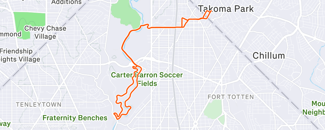 Map of the activity, #rosshill #decasleaze