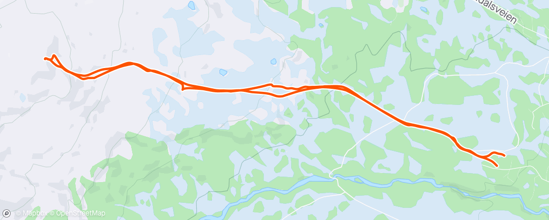 Map of the activity, Familietur til Pikfjellet