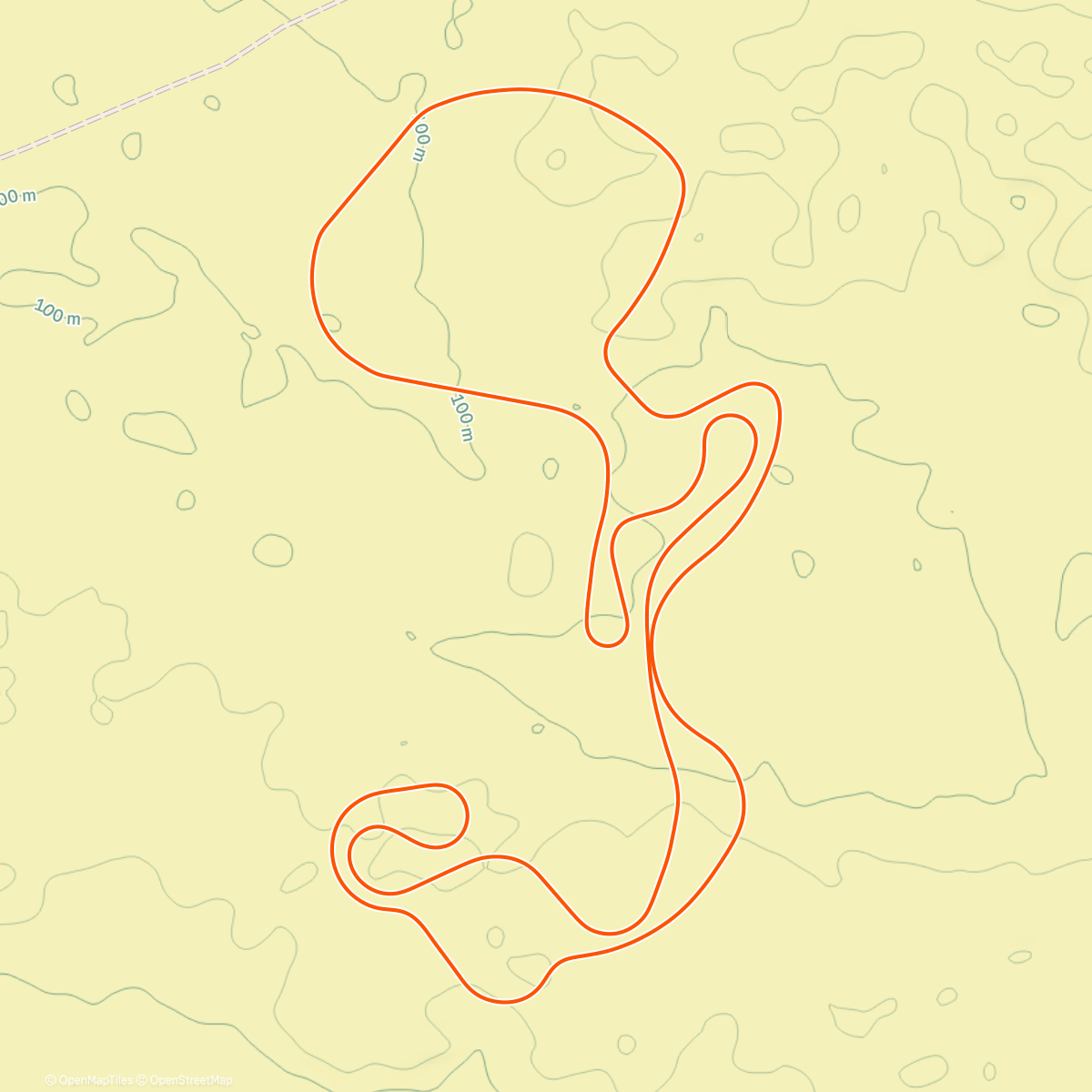 Map of the activity, MyWhoosh - Zone 2/3