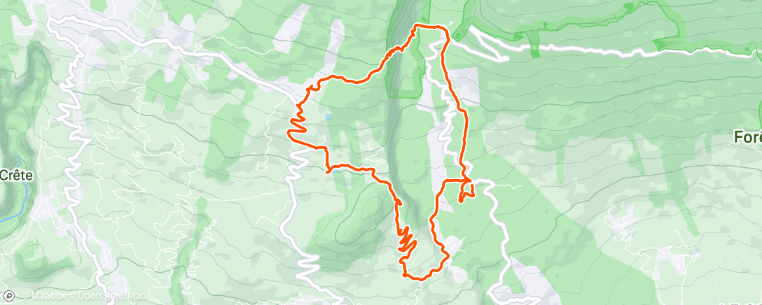 Mapa da atividade, Boucle de Matouta par le Gîte de Basse-Vallée