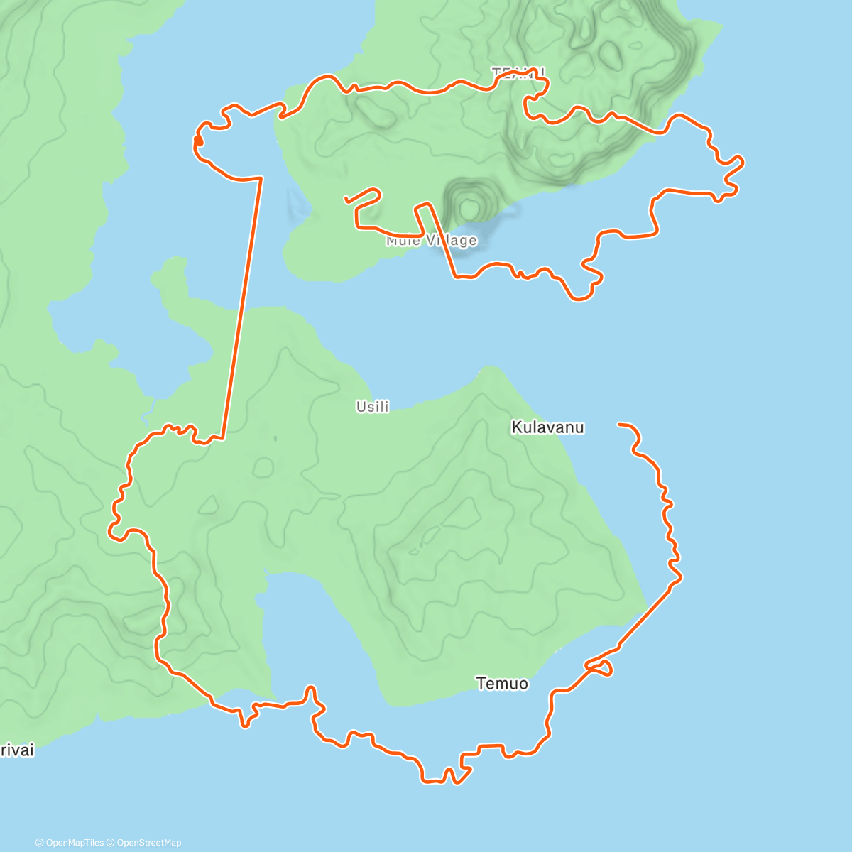Карта физической активности (Zwift - The Big Ring in Watopia)