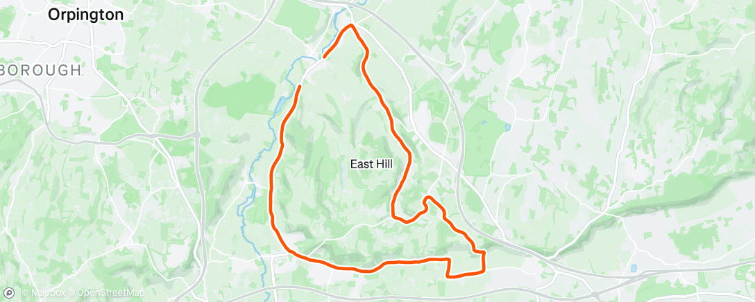 Map of the activity, Morning Ride