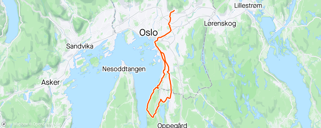 Map of the activity, Valgte like greit å legge sessongstart til rundkjøringa i gamle Oslo 05:40 med Oslo Dawn Patrol! 💥🚲