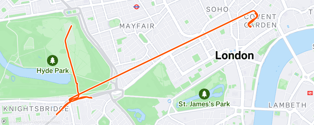 Map of the activity, London 🇬🇧