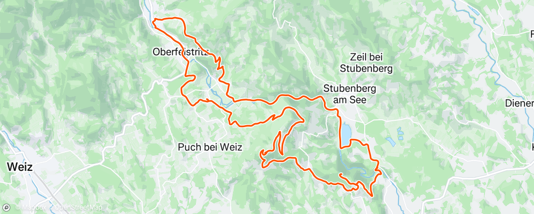 Map of the activity, MTB ☀️🌲🤩