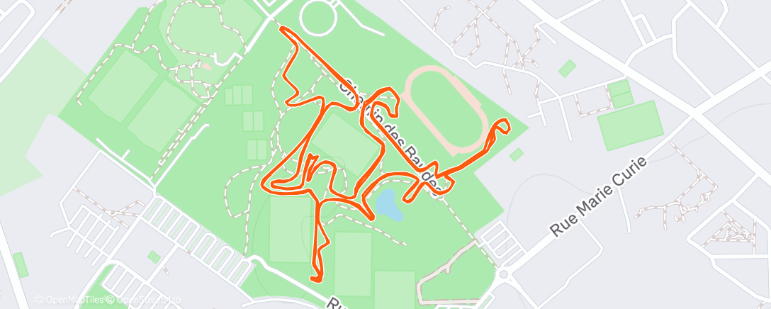 Map of the activity, CDF Troyes