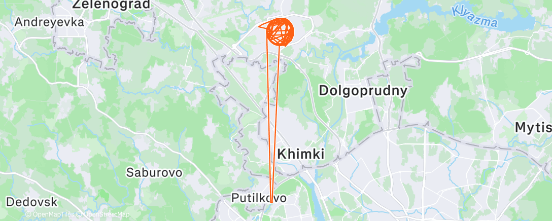 Map of the activity, Tugaine 2025