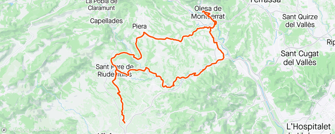 Mapa de la actividad, La Granada