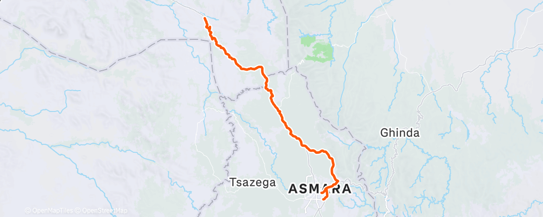 Map of the activity, Morning Ride