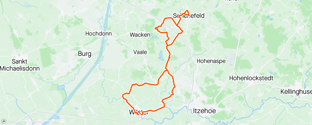Map of the activity, Kleine Sonntagsrunde