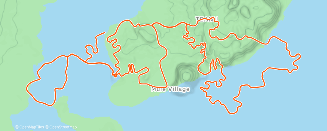 Map of the activity, Watts of the Wild in Watopia