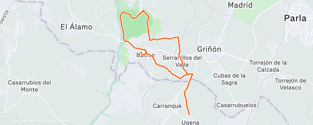 Карта физической активности (Pequevuelta con David)