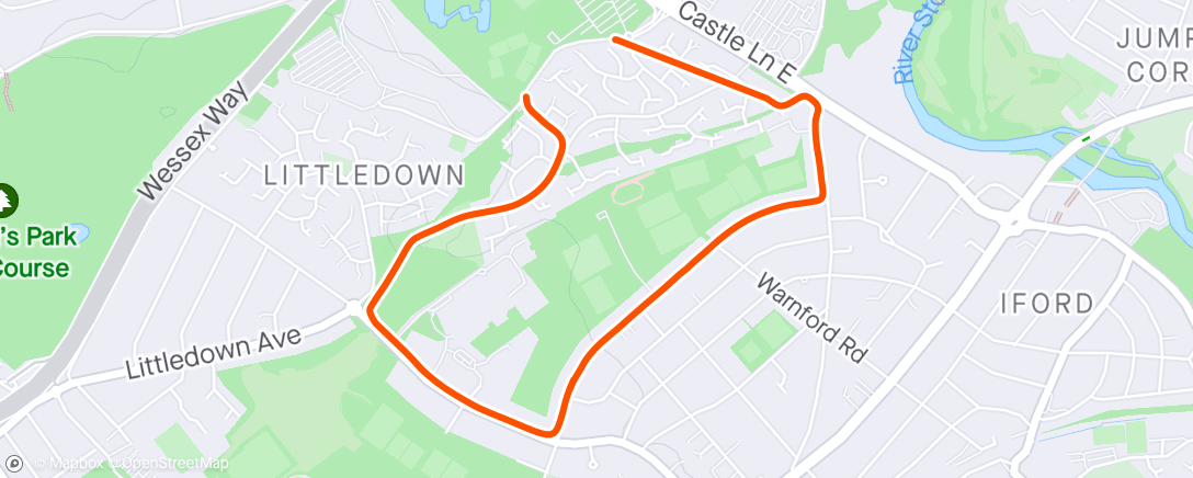 Map of the activity, LDH C25K  WEEK 5