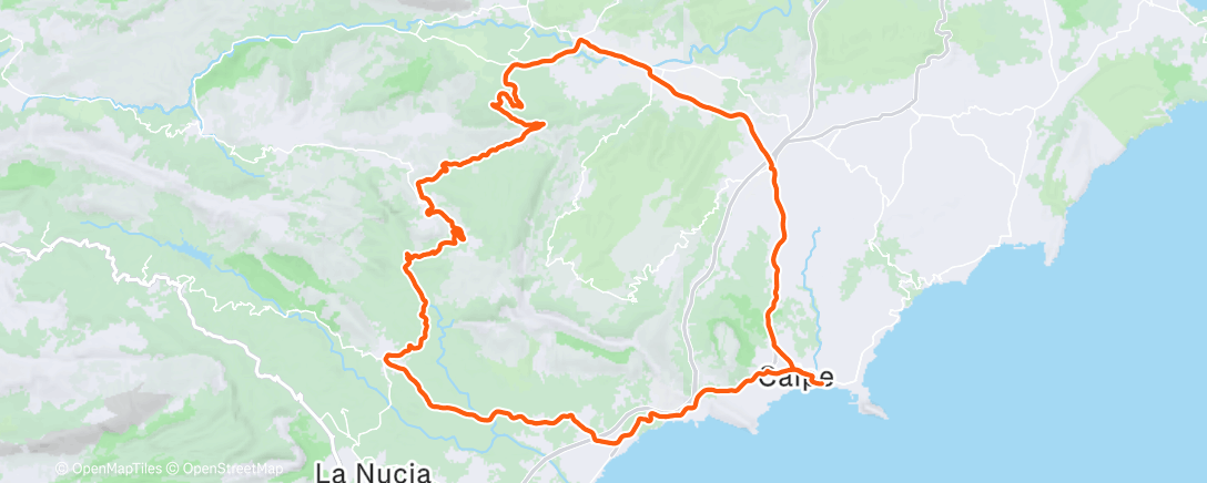 Map of the activity, Wielersport