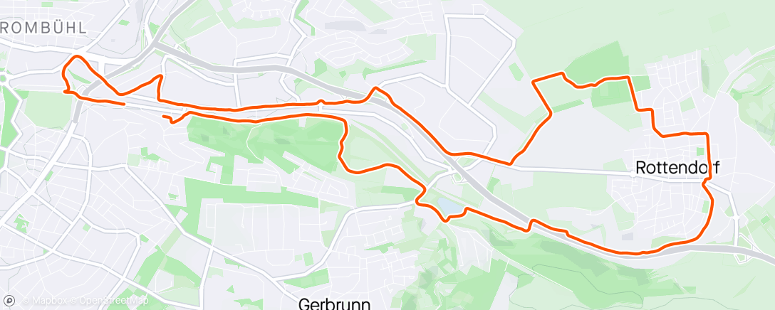 アクティビティ「Feiertagslongrun nach Rottendorf」の地図