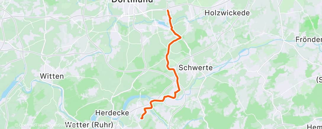 Map of the activity, Aktivität am Nachmittag