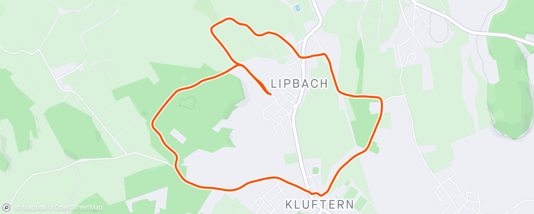 Map of the activity, Laufen