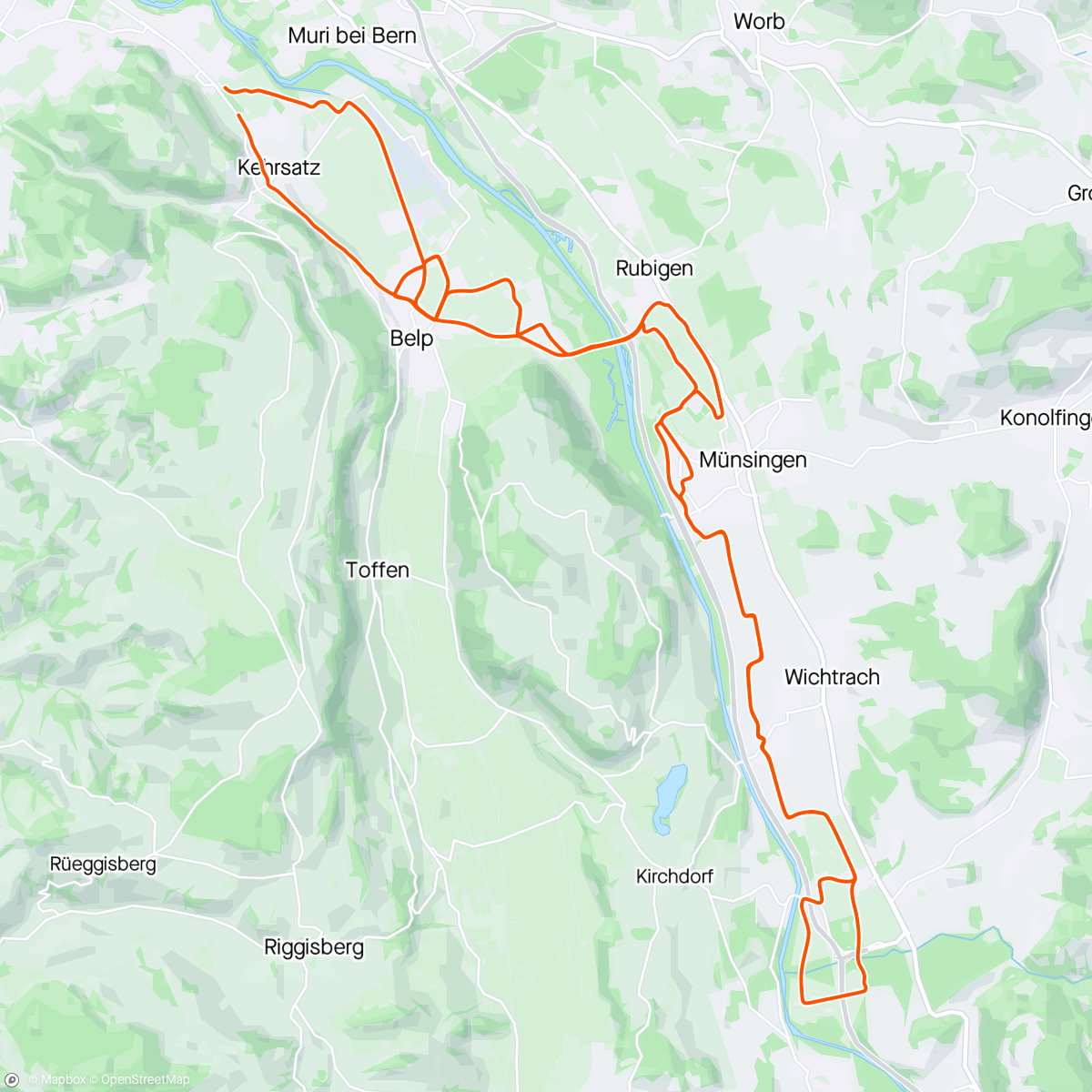 Map of the activity, Sonnige Rundfahrt mit Roman ☀️