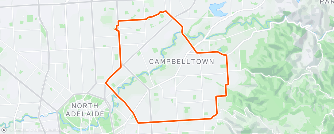 Map of the activity, Morning Ride