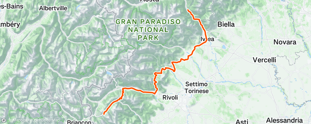 Map of the activity, Morning Ride
