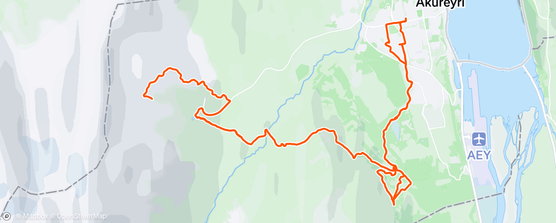 Map of the activity, Endurobroooohs Ak - Dagur 2
