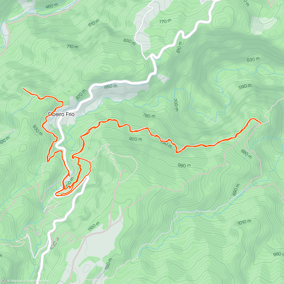 Map of the activity, Randonnée à Ribeiro Frio