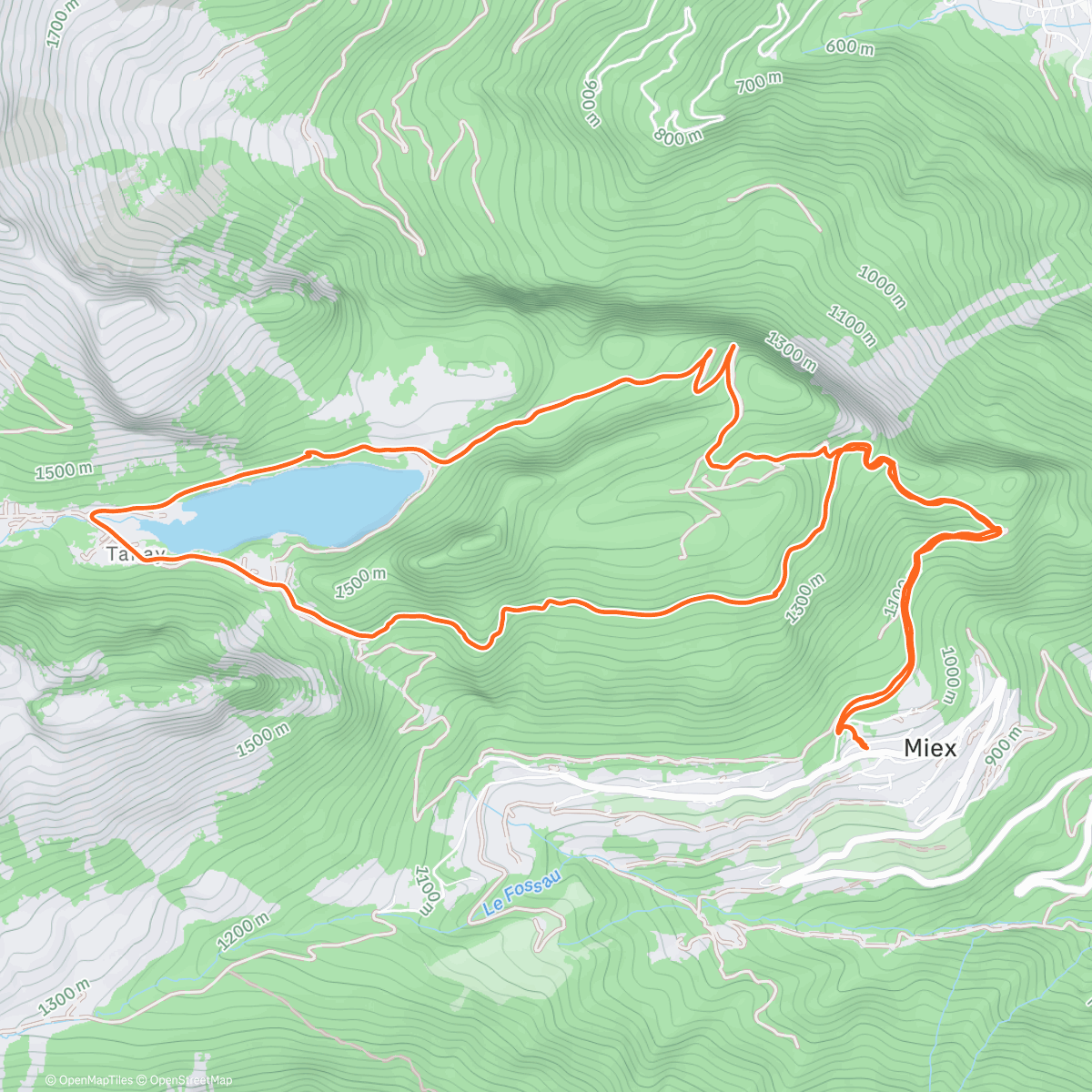 Map of the activity, Aérer les jambes, littéralement