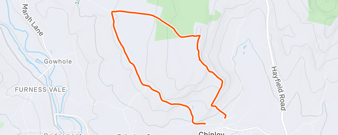 Карта физической активности (Big Stone loop with Gill, Pete, Matty, Ann, Jemma and Ged and 4 of their pals)