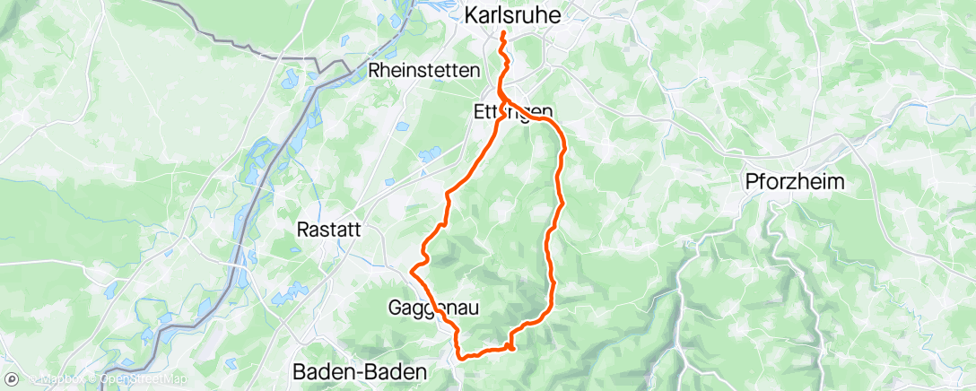 活动地图，Gravel-Fahrt am Nachmittag