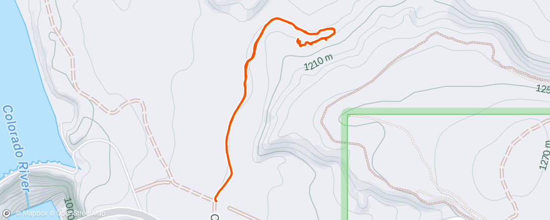 Map of the activity, Lunch Hike
