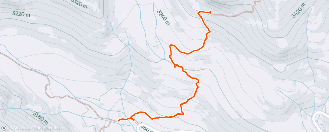 Map of the activity, Bear Lake via CDT/Colorado trail
