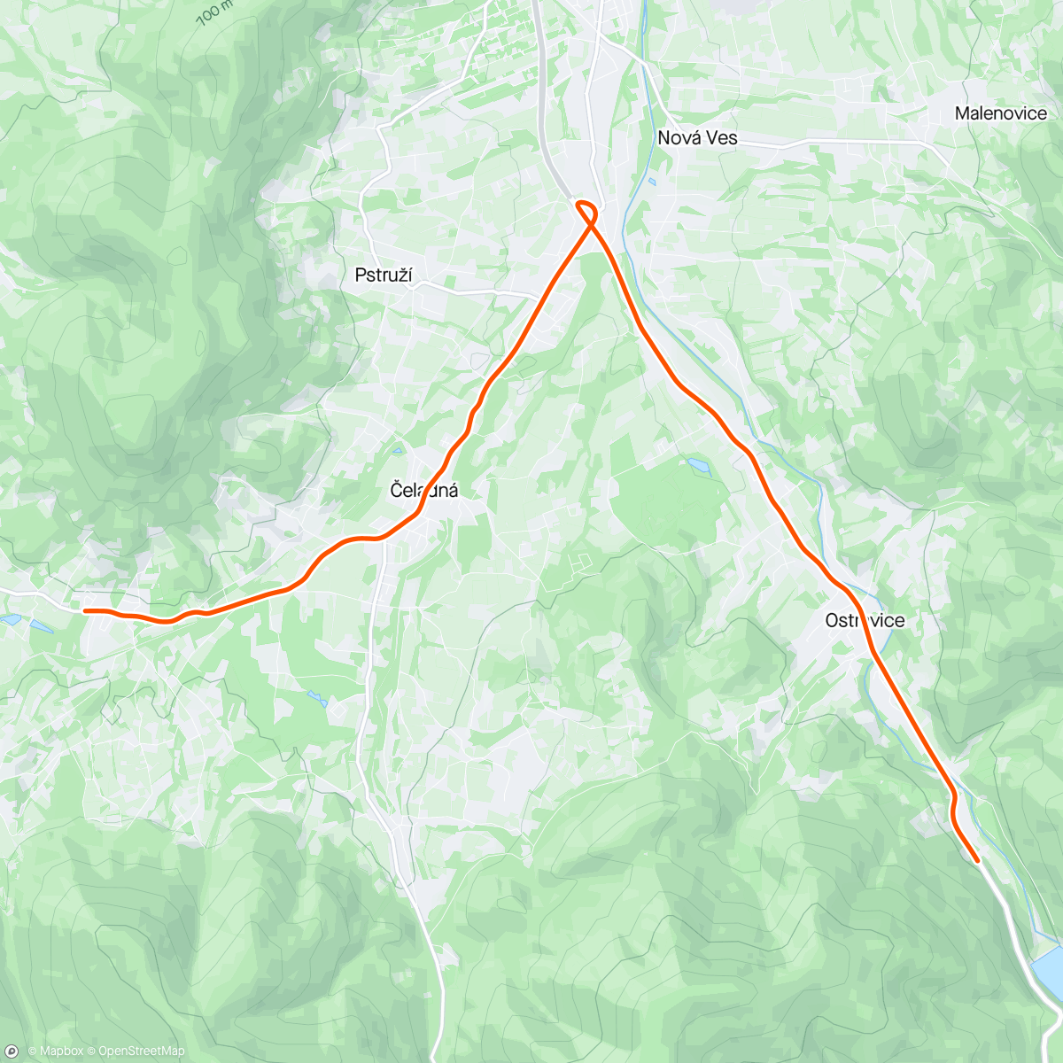 Map of the activity, ROUVY - Ostravice to Pustevny | Czech Tour | Stage 2
