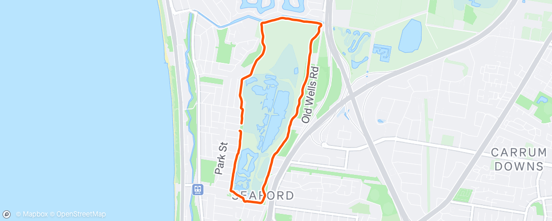 Карта физической активности (Afternoon Walk)